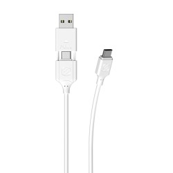 Scosche CCA4WT-SP Strikeline 2-in-1 Charge and Sync Cable 1,2m Scosche CCA4WT-SP Strikeline 2-in-1 Charge and Sync Cable 1,2m
