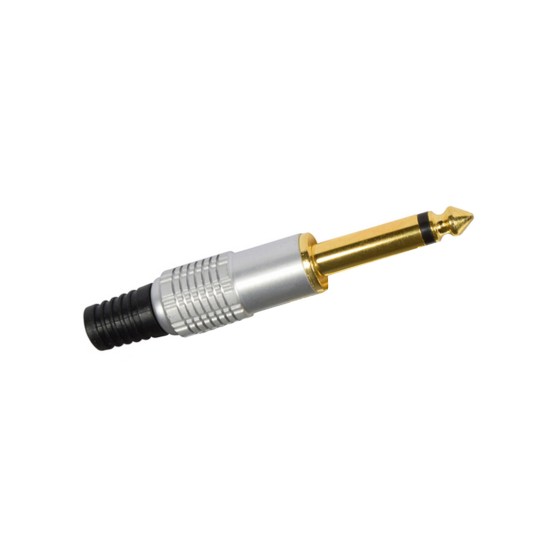 Qtx 750.165UK Επιχρυσωμένο Βύσμα Jack 6.3mm (Τεμάχιο)