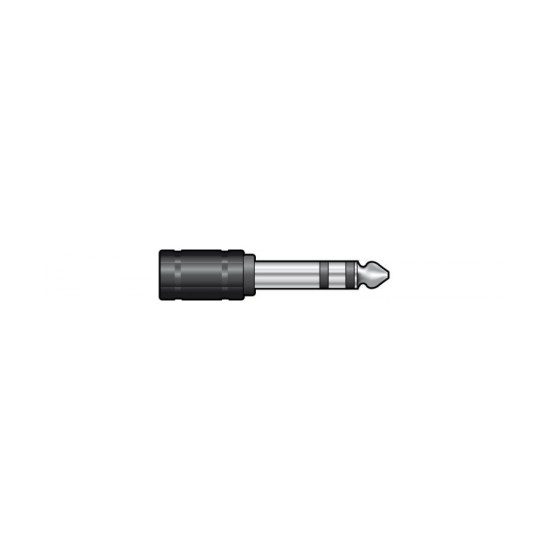 Qtx 757.873UK Αντάπτορας 3.5mm Stereo Jack – 6.3mm Stereo Jack (Τεμάχιο)