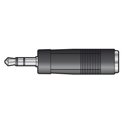 Qtx 759.185UK Αντάπτορας Υποδοχή 3.5mm Stereo Jack – Βύσμα 6.3mm Mono Jack (Τεμάχιο) Qtx 759.185UK Αντάπτορας Υποδοχή 3.5mm Stereo Jack – Βύσμα 6.3mm Mono Jack (Τεμάχιο)