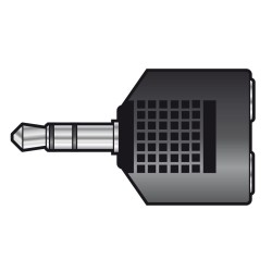 Qtx 759.307UK Splitter 3.5mm Stereo Jack Βύσμα – 2 x 3.5mm Stereo Jack Υποδοχές (Τεμάχιο) Qtx 759.307UK Splitter 3.5mm Stereo Jack Βύσμα – 2 x 3.5mm Stereo Jack Υποδοχές (Τεμάχιο)