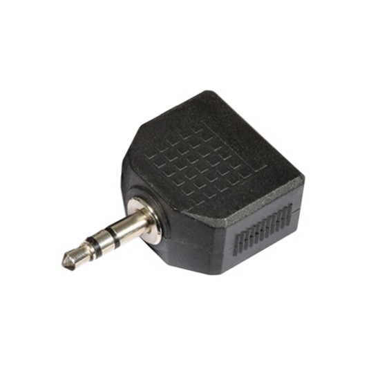 Qtx 759.307UK Splitter 3.5mm Stereo Jack Βύσμα – 2 x 3.5mm Stereo Jack Υποδοχές (Τεμάχιο)