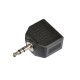 Qtx 759.307UK Splitter 3.5mm Stereo Jack Βύσμα – 2 x 3.5mm Stereo Jack Υποδοχές (Τεμάχιο)