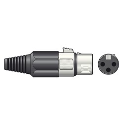 Qtx 761.657UK Connector XLR 3 - Ακίδων (Τεμάχιο) Qtx 761.657UK Connector XLR 3 - Ακίδων (Τεμάχιο)