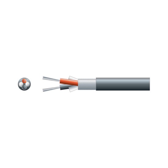 Mercury 803.594UK Καλώδιο Σήματος 2 x 0.20mm² 100m Μαύρο (Τεμάχιο)