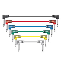 PATCH100CL Σετ με Καλώδια Ήχου Patch Lead 6.3mm Mono Jack Plug - 6.3mm Mono Jack Plug 1m (6 Τεμάχια) PATCH100CL Σετ με Καλώδια Ήχου Patch Lead 6.3mm Mono Jack Plug - 6.3mm Mono Jack Plug 1m (6 Τεμάχια)