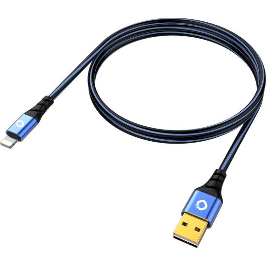 Oehlbach USB Plus LI Καλώδιο USB 2.0 Type A - Apple Lightning 3m Blue