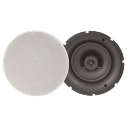 Adastra SL6 Χωνευτό Ηχείο Οροφής 6.5'' 40W RMS Λευκό (Ζεύγος)