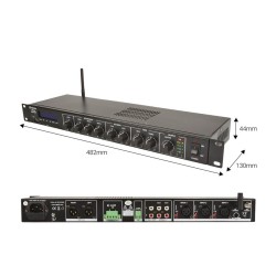 Adastra MM3260 Μίκτης-Ενισχυτής με USB/FM/BT 2 x 60W (Τεμάχιο) Adastra MM3260 Μίκτης-Ενισχυτής με USB/FM/BT 2 x 60W (Τεμάχιο)