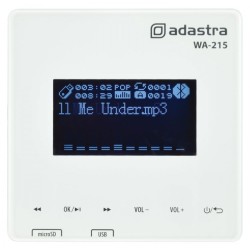 Adastra WA-215 Επιτοίχιος Ενισχυτής με Media Player και Bluetooth 2 x 15W RMS (Τεμάχιο) Adastra WA-215 Επιτοίχιος Ενισχυτής με Media Player και Bluetooth 2 x 15W RMS (Τεμάχιο)