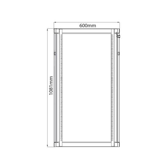 Adastra RC22U600 19" Rack Cabinet 22U x 600mm Deep (Τεμάχιο)