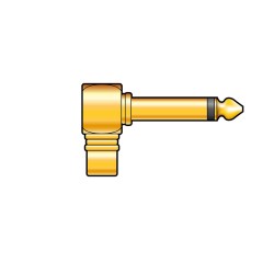 Qtx 757.025UK Γωνιακός Αντάπτορας RCA Phono Socket – 6.3mm Mono Jack Plug (Τεμάχιο) Qtx 757.025UK Γωνιακός Αντάπτορας RCA Phono Socket – 6.3mm Mono Jack Plug (Τεμάχιο)