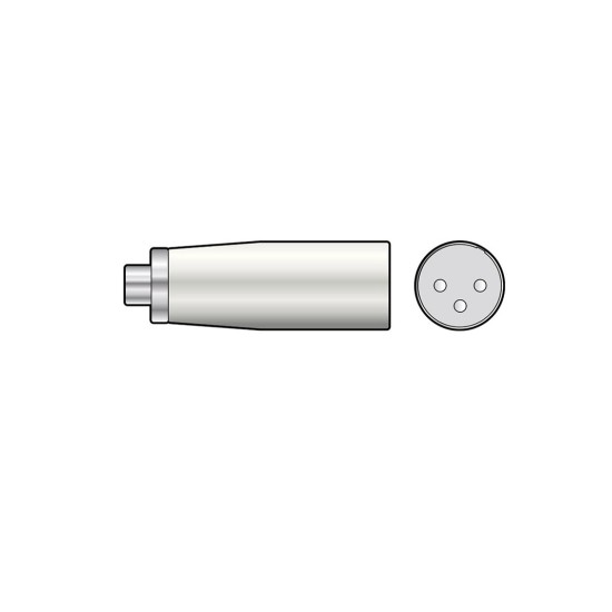 Qtx 764.343UK Αντάπτορας RCA Phono Socket – 3-pin XLR αρσενικό (Τεμάχιο)