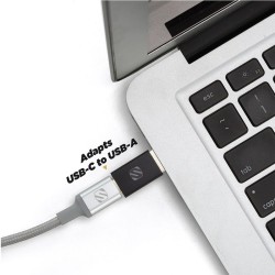 Scosche ACA-2PKSP USB-A TO USB-C™ Adapter 2-Pack Scosche ACA-2PKSP USB-A TO USB-C™ Adapter 2-Pack
