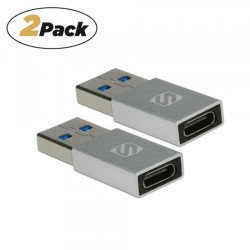Scosche ACASR-2PKSP USB-A TO USB-C™ Adapter 2-Pack Scosche ACASR-2PKSP USB-A TO USB-C™ Adapter 2-Pack