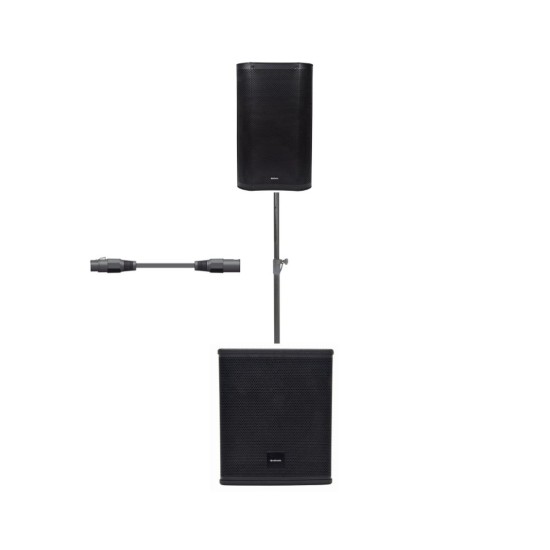 Citronic CB810A Πακέτο Ενεργών Ηχείων 8'' με Ξύλινη MDF Καμπίνα και Subwoofer 10'' (Σετ) Citronic CB810A Πακέτο Ενεργών Ηχείων 8'' με Ξύλινη MDF Καμπίνα και Subwoofer 10'' (Σετ)