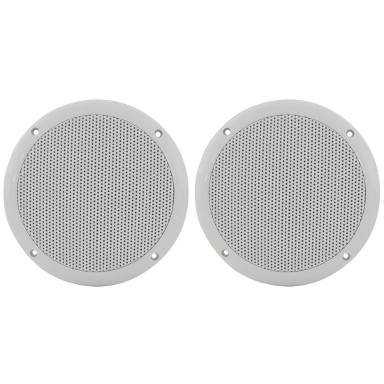 Adastra OD6W8 Χωνευτά Αδιάβροχα Ηχεία Οροφής 6.5'' 40W RMS Λευκά (Ζεύγος)