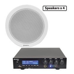 Adastra 4*EC56V+UM30 Πακέτο με 4 Ηχεία Οροφής 100V και Μίκτη-ενισχυτή 30W Bluetooth/USB (Σετ) Adastra 4*EC56V+UM30 Πακέτο με 4 Ηχεία Οροφής 100V και Μίκτη-ενισχυτή 30W Bluetooth/USB (Σετ)