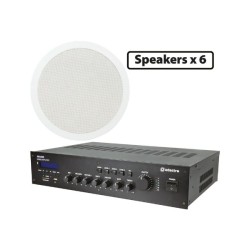 Adastra 9*CC8V+RM360S Πακέτο Background Music με 9 Ηχεία Οροφής 100V και Μίκτη Ενισχυτή 360W (Σετ) Adastra 9*CC8V+RM360S Πακέτο Background Music με 9 Ηχεία Οροφής 100V και Μίκτη Ενισχυτή 360W (Σετ)