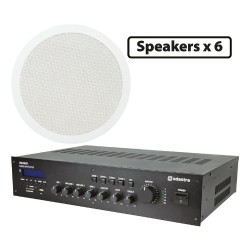 Adastra 9*CC8V+RM360S Πακέτο Background Music με 9 Ηχεία Οροφής 100V και Μίκτη Ενισχυτή 360W (Σετ) Adastra 9*CC8V+RM360S Πακέτο Background Music με 9 Ηχεία Οροφής 100V και Μίκτη Ενισχυτή 360W (Σετ)