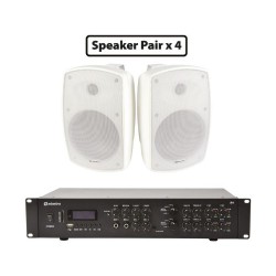 Adastra 8*BH6W+A4 Πακέτο Background Music με 4 Ηχεία BH6 και Dual Stereo Ενισχυτή (Σετ) Adastra 8*BH6W+A4 Πακέτο Background Music με 4 Ηχεία BH6 και Dual Stereo Ενισχυτή (Σετ)