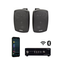 Adastra 2*BH4+S260-WIFI Πακέτο με 2 Αδιάβροχα Ηχεία 4'' και Ενισχυτή με Wi-Fi Μαύρο (Σετ) Adastra 2*BH4+S260-WIFI Πακέτο με 2 Αδιάβροχα Ηχεία 4'' και Ενισχυτή με Wi-Fi Μαύρο (Σετ)