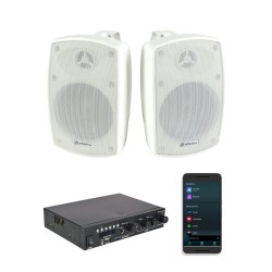 Adastra 2*BH4+A200 Πακέτο με 2 Αδιάβροχα Ηχεία 4'' και Ενισχυτή με Bluetooth Λευκό (Σετ) Adastra 2*BH4+A200 Πακέτο με 2 Αδιάβροχα Ηχεία 4'' και Ενισχυτή με Bluetooth Λευκό (Σετ)