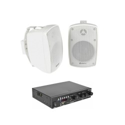 Adastra Smart Pack Outdoor2 Πακέτο με Στερεοφωνικό Ενισχυτή A200 και 2 Επιτοίχια Ηχεία BH3-W Λευκά (Σετ) Adastra Smart Pack Outdoor2 Πακέτο με Στερεοφωνικό Ενισχυτή A200 και 2 Επιτοίχια Ηχεία BH3-W Λευκά (Σετ)