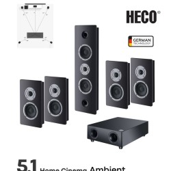 Heco Ηχεία Home Cinema 5.1 Ambient Black (Σετ) Heco Ηχεία Home Cinema 5.1 Ambient Black (Σετ)