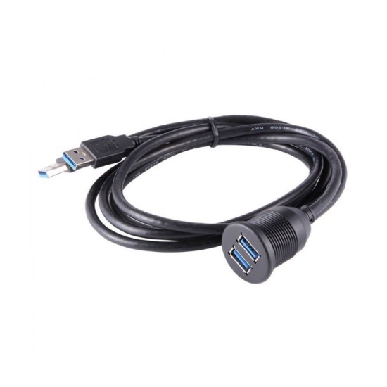Ampire XUD200 Διπλό Καλώδιο Επέκτασης USB 3.0 2m (Τεμάχιο)
