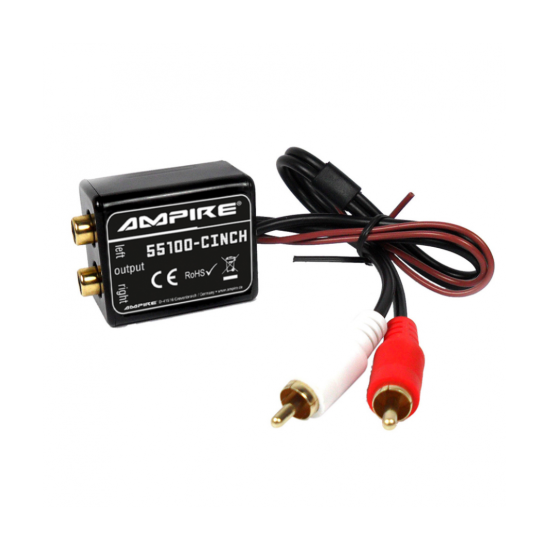 Ampire 55100-CINCH Αντιπαρασιτικό Φίλτρο RCA (Τεμάχιο)