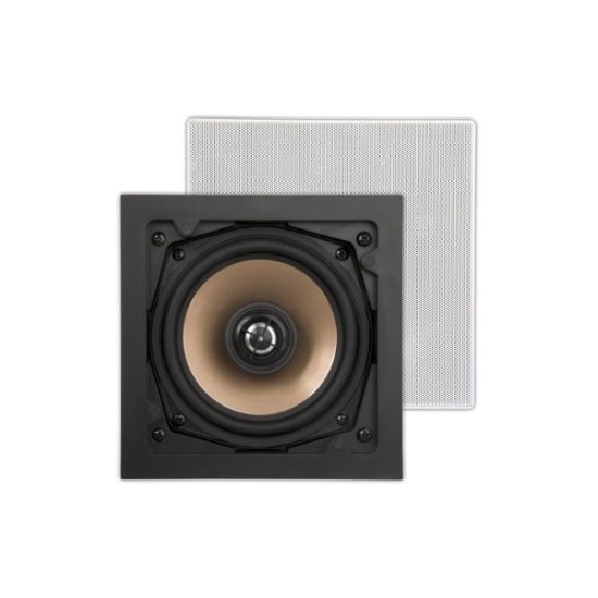 ArtSound HPSQ525 Τετράγωνα Χωνευτά Ηχεία Οροφής 5,25'' 2-way 10-100W White (Ζεύγος)