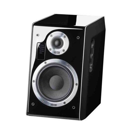 HECO Ascada Ενεργά Ηχεία Βιβλιοθήκης Bluetooth 5" 70W RMS Black (Ζεύγος)