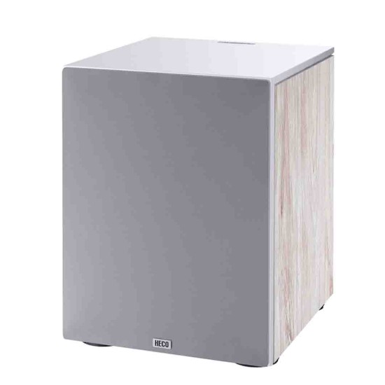 HECO Aurora Sub 30A Ενεργό Subwoofer 12" 125W RMS Ivory White (Τεμάχιο)