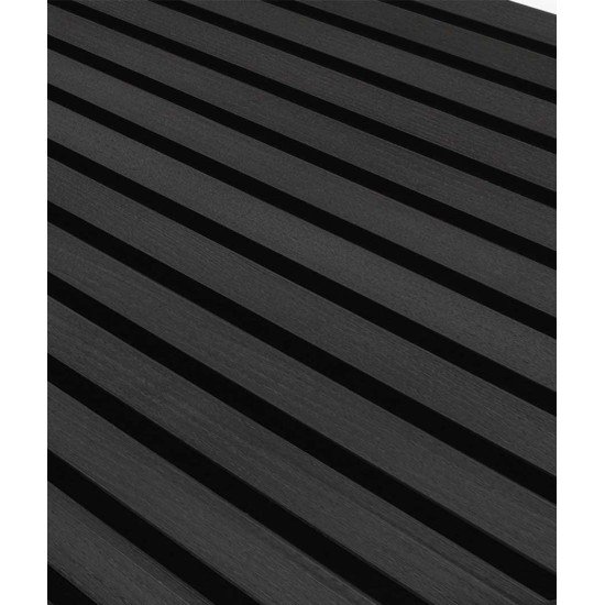 Audiodesigner Audioupp Ξύλινο Ηχοαπορροφητικό Πάνελ Black Ash 200 x 60 x 2,2 cm / 1,2 τ.μ. (2 Τεμάχια)