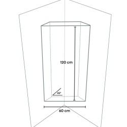 Audiodesigner L10c Corner Bass Trap Ηχοαπορροφητική Μπασοπαγίδα Γωνίας 10cm Blue Santorin (Τεμάχιο)