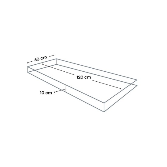 Audiodesigner BASSRECT Bass Trap Μπασοπαγίδα 120x60x10 cm / 0,72 τ.μ. Coffee Grey (Τεμάχιο)