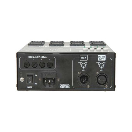 Qtx DP4 DMX Dimmer Pack 4 Καναλιών (Τεμάχιο)