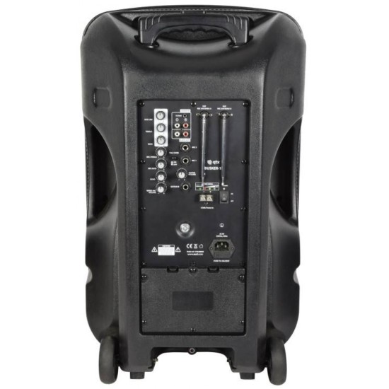 Qtx BUSKER-15 Busker PA Με Μικρόφωνο VHF, Media Player & Bluetooth 15" 100W RMS (Σετ)