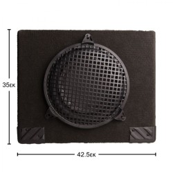 Polk Audio DB1042PRO Subwoofer 10" με Καμπίνα 370W RMS (Χερούλι, Βάσεις, Μεταλλική Γρίλια) (Σετ)