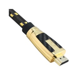 Oehlbach CARB CONNECT ULTRA Καλώδιο HDMI® High End 8K Black/Gold 2,2m (Τεμάχιο)