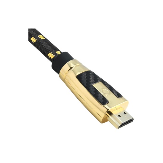 Oehlbach CARB CONNECT ULTRA Καλώδιο HDMI® High End 8K 1,2m Black/Gold (Τεμάχιο)