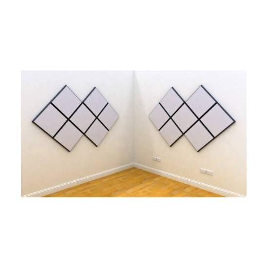 EQ Acoustics Colourpanel 60 White Ηχοαπορροφητικό Πάνελ Αφρού 60 x 60 x 5cm / 2,16 τ.μ. (6 Τεμάχια)