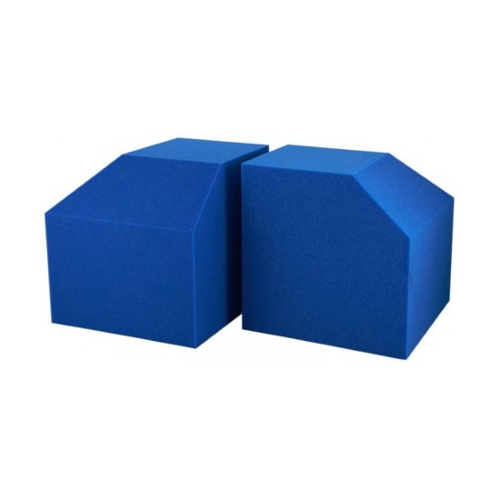 EQ Acoustics Project Corner Cubes Blue Ηχοαπορροφητικό Αφρού 30 x 30 x 30cm / 0,18 τ.μ. (2 Τεμάχια)