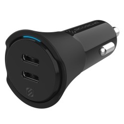 Scosche CPDCC40-SP Dual-Port USB-C® Car Charger Scosche CPDCC40-SP Dual-Port USB-C® Car Charger