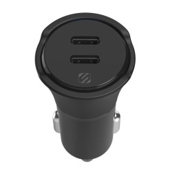 Scosche CPDCC40-SP Dual-Port USB-C® Car Charger Scosche CPDCC40-SP Dual-Port USB-C® Car Charger
