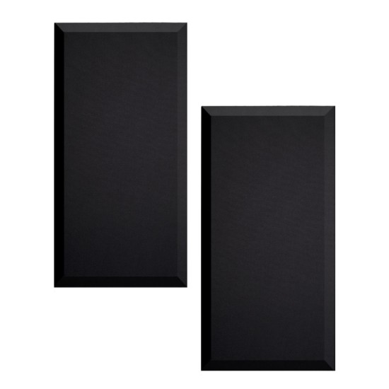 Audiodesigner Curve Ηχοαπορροφητικά Πάνελ 128x68x5 cm / 1,74 τ.μ. Black (Ζεύγος)