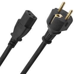 Oehlbach Powercord C13 Καλώδιο Τροφοδοσίας 1.5m Black (Τεμάχιο)