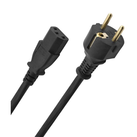 Oehlbach Powercord C13 Καλώδιο Τροφοδοσίας 1.5m Black (Τεμάχιο)