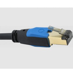 Oehlbach Giga Καλώδιο Streaming και Δικτύου Cat 8.1 0.25m Black (Τεμάχιο)